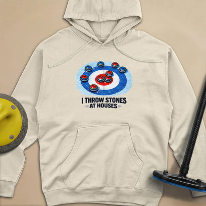 I Throw Stones at Houses Unisex Midweight Hoodie