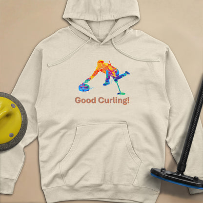Good Curling Unisex Midweight Hoodie