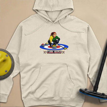 Curl Boss (C) Unisex Midweight Hoodie