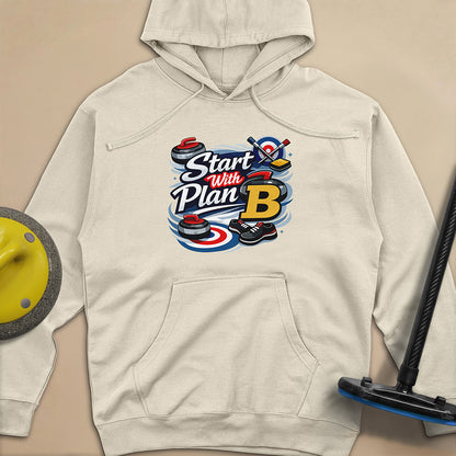 Start with Plan B Unisex Midweight Hoodie