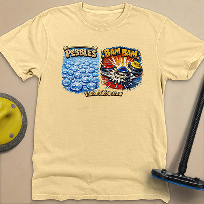 Yabba Dabba Draw Unisex Garment-Dyed Heavyweight T-Shirt