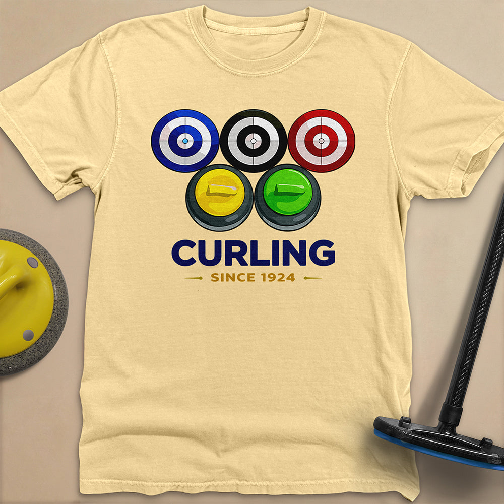 Olympic Rings Unisex Garment-Dyed Heavyweight T-Shirt