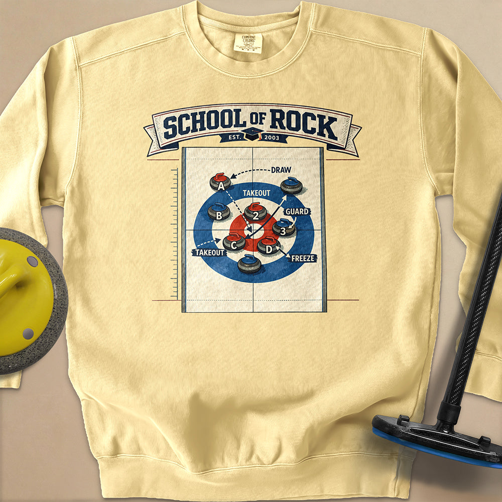 School of Rock Unisex Garment-Dyed Sweatshirt