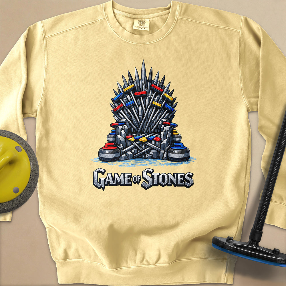 Game of Stones Unisex Garment-Dyed Sweatshirt