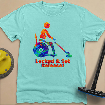 Wheelchair Curling Unisex Garment-Dyed Heavyweight T-Shirt