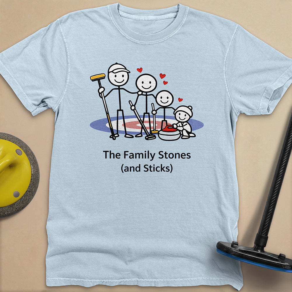 The Family Stones Unisex Garment-Dyed Heavyweight T-Shirt