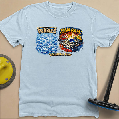 Yabba Dabba Draw Unisex Garment-Dyed Heavyweight T-Shirt