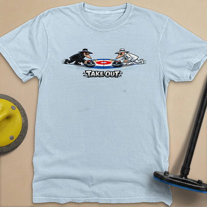 Take Out Toons Unisex Garment-Dyed Heavyweight T-Shirt