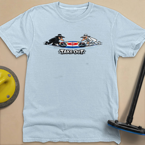 Take Out Toons Unisex Garment-Dyed Heavyweight T-Shirt