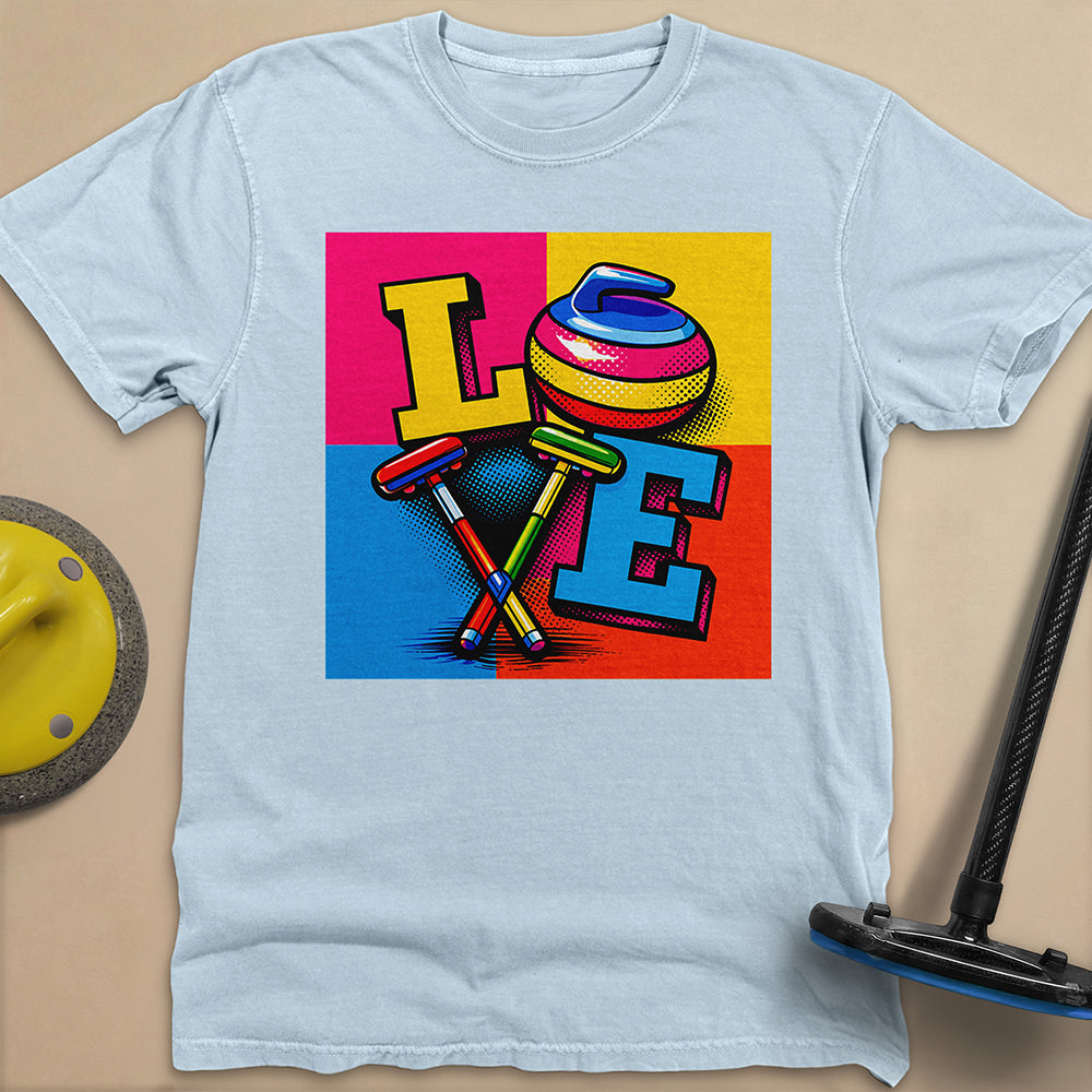 LOVE Unisex Garment-Dyed Heavyweight T-Shirt