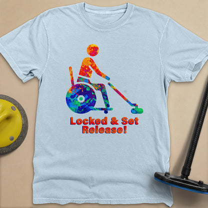 Wheelchair Curling Unisex Garment-Dyed Heavyweight T-Shirt