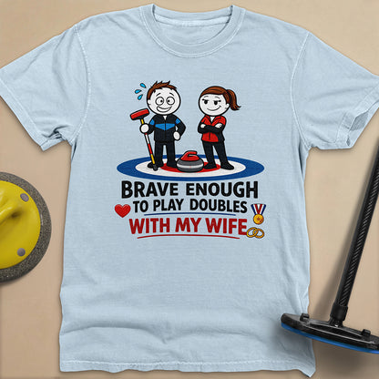 Brave Enough Unisex Garment-Dyed Heavyweight T-Shirt