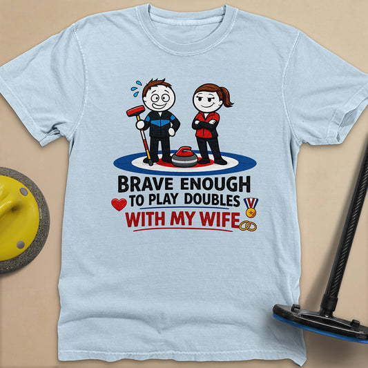 Brave Enough Unisex Garment-Dyed Heavyweight T-Shirt