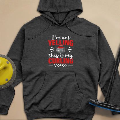 I'm Not Yelling Unisex Midweight Hoodie
