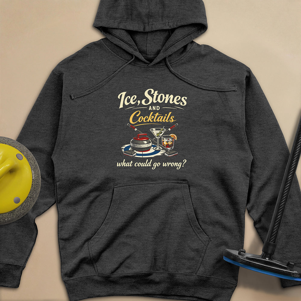 Ice, Stones and Cocktails Unisex Midweight Hoodie