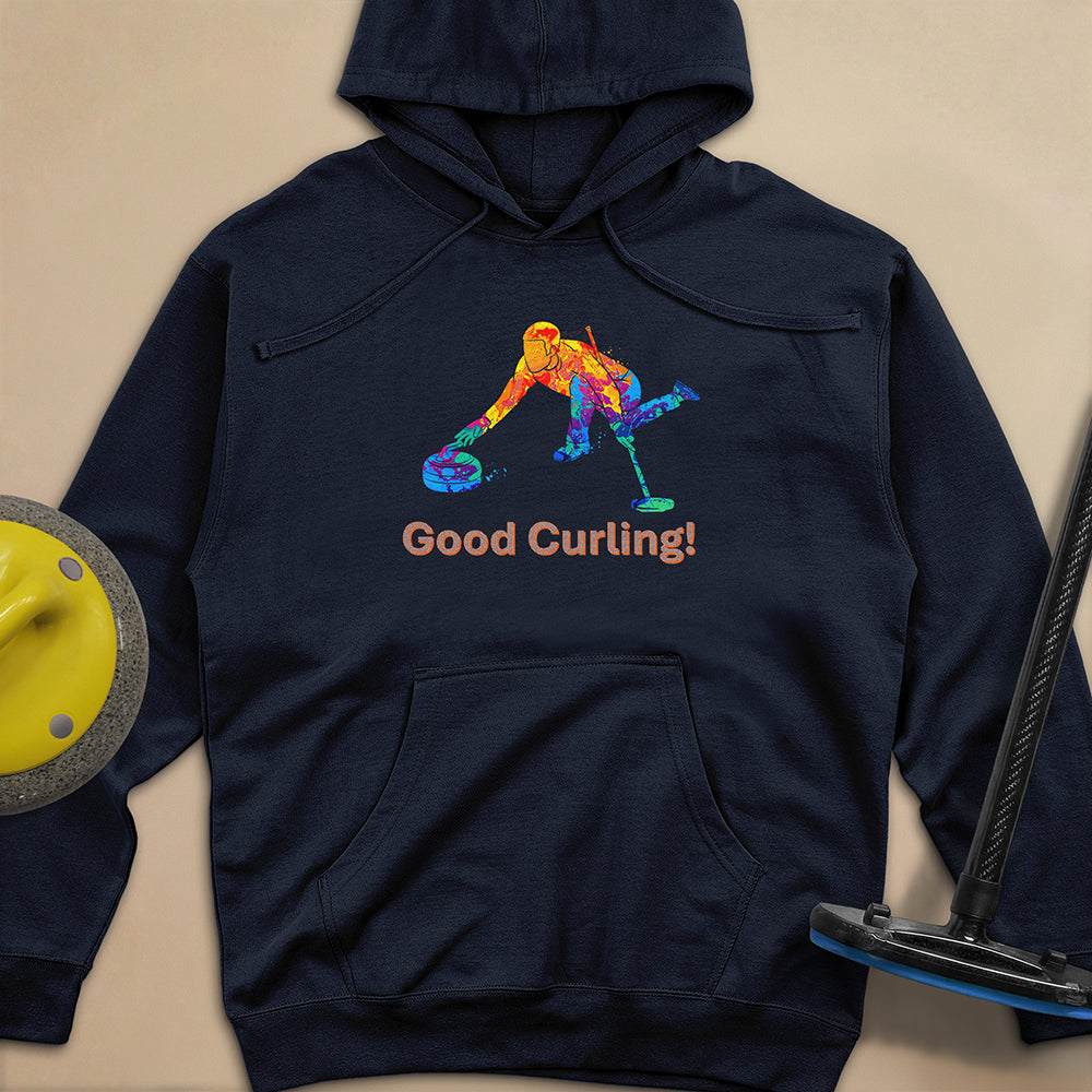 Good Curling Unisex Midweight Hoodie