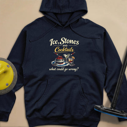 Ice, Stones and Cocktails Unisex Midweight Hoodie