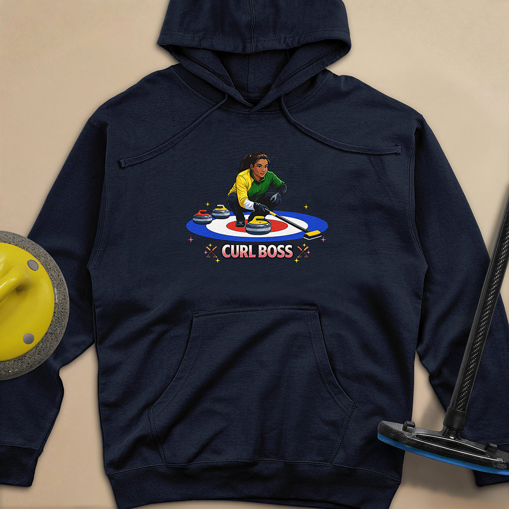 Curl Boss (A) Unisex Midweight Hoodie