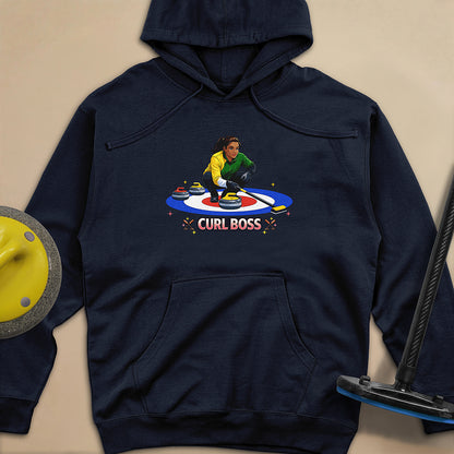 Curl Boss (A) Unisex Midweight Hoodie