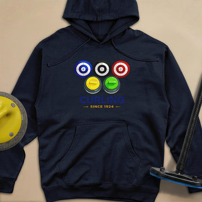 Olympic Rings Unisex Midweight Hoodie