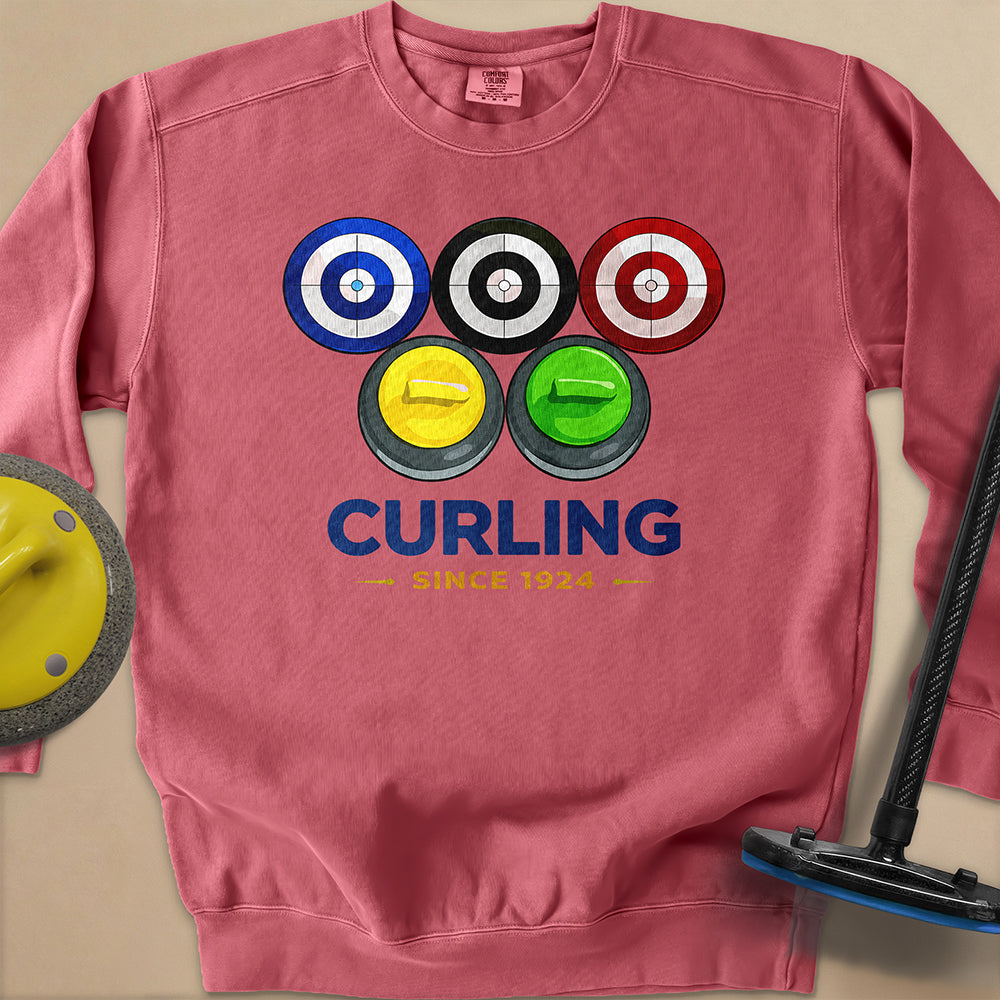 Olympic Rings Unisex Garment-Dyed Sweatshirt
