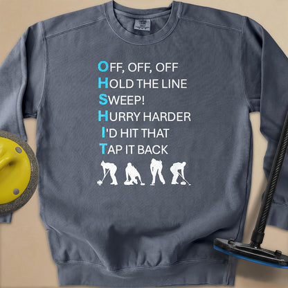 Oh $h!T Unisex Garment-Dyed Sweatshirt