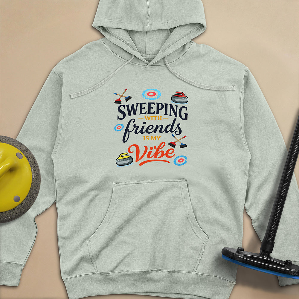 Sweeping With My Friends Unisex Midweight Hoodie