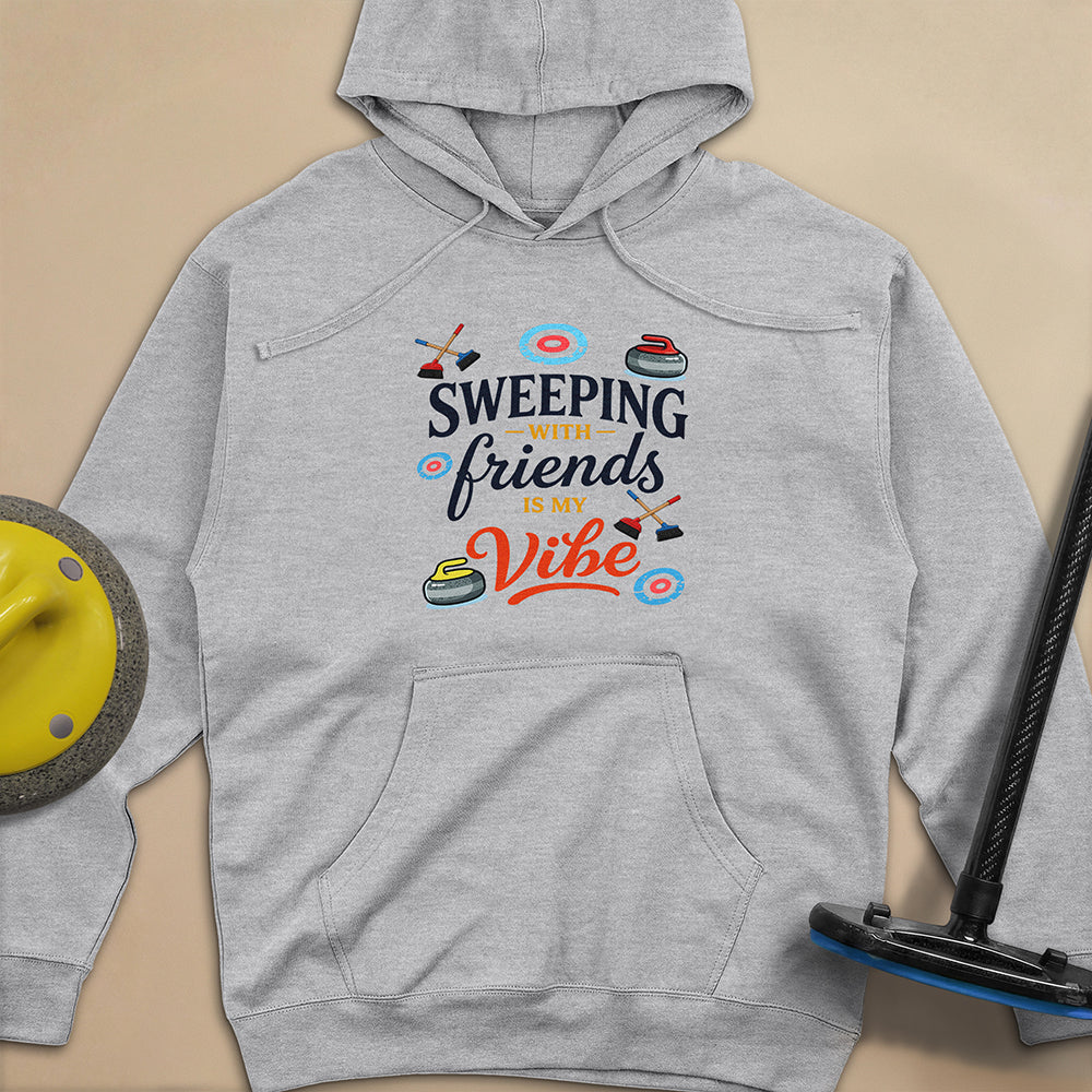 Sweeping With My Friends Unisex Midweight Hoodie