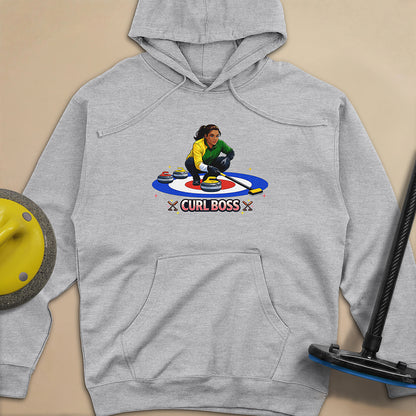 Curl Boss (A) Unisex Midweight Hoodie