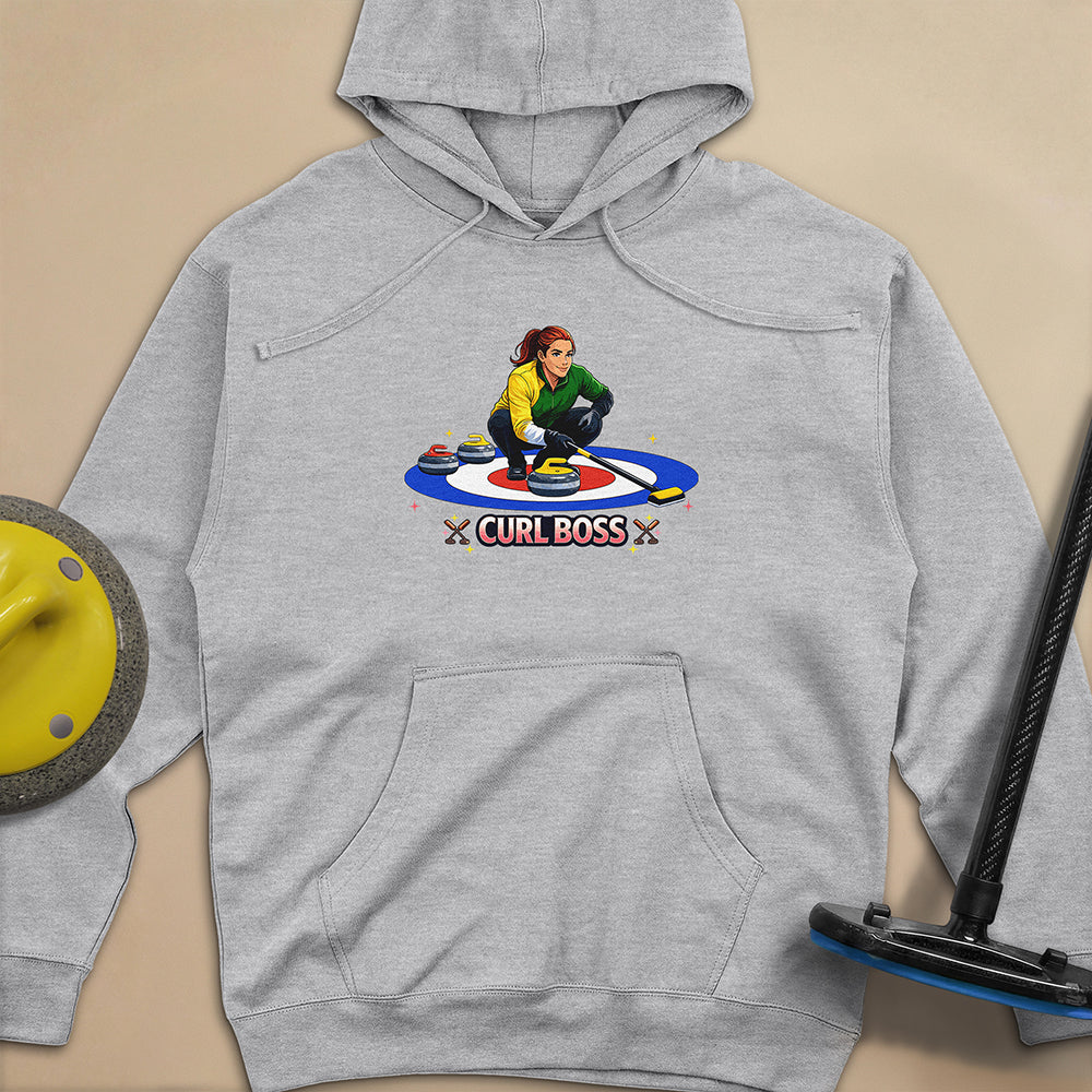 Curl Boss (C) Unisex Midweight Hoodie