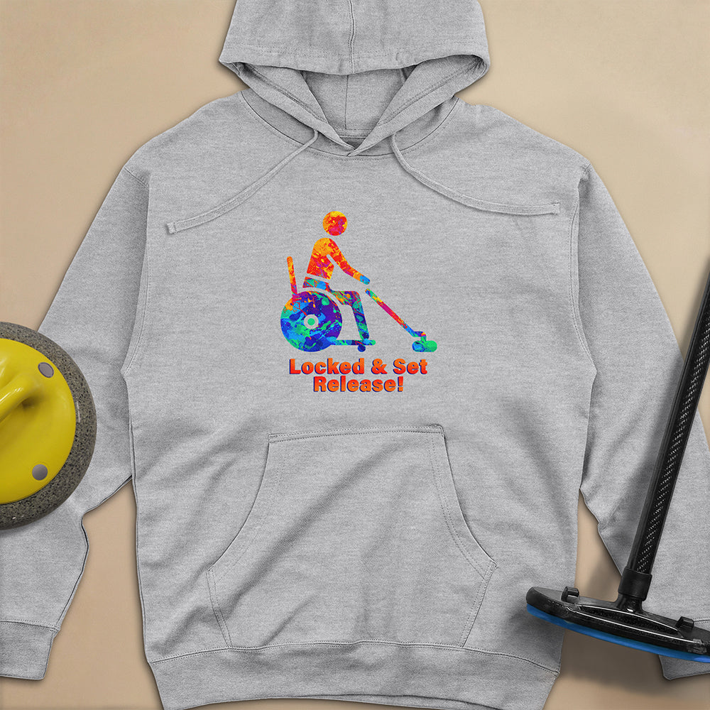 Wheelchair Curling Unisex Midweight Hoodie
