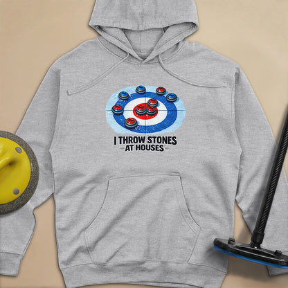I Throw Stones at Houses Unisex Midweight Hoodie