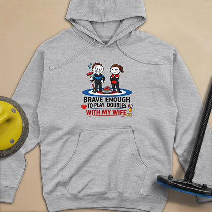 Brave Enough Unisex Midweight Hoodie