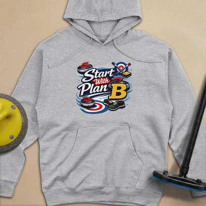 Start with Plan B Unisex Midweight Hoodie