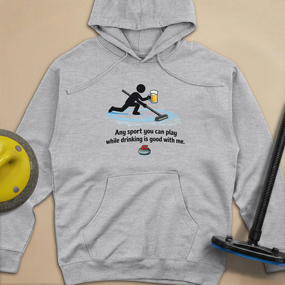Drink and Play Unisex Midweight Hoodie