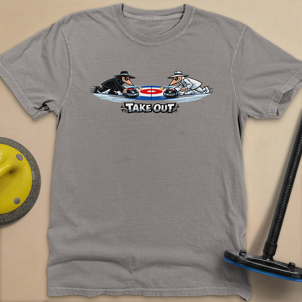 Take Out Toons Unisex Garment-Dyed Heavyweight T-Shirt