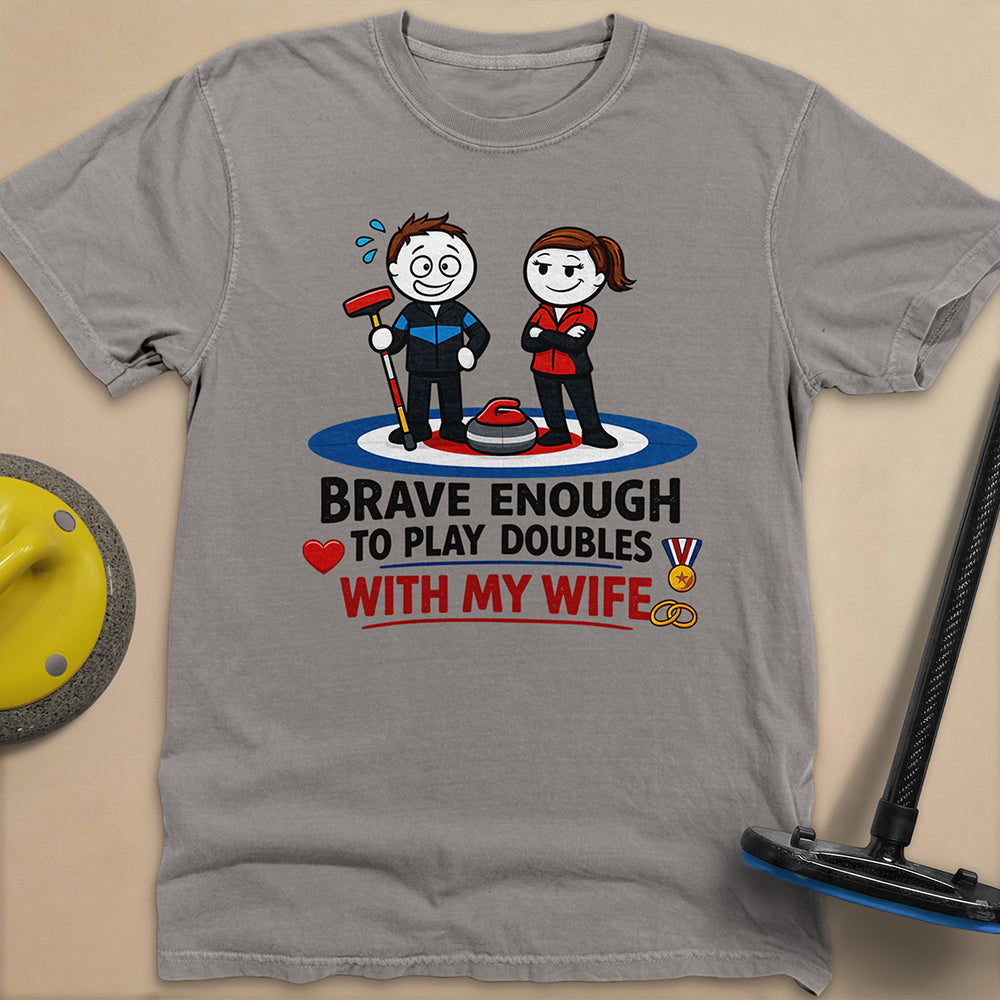 Brave Enough Unisex Garment-Dyed Heavyweight T-Shirt