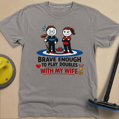 Brave Enough Unisex Garment-Dyed Heavyweight T-Shirt