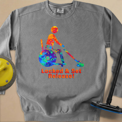 Wheelchair Curling Unisex Garment-Dyed Sweatshirt