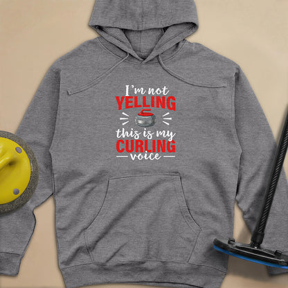 I'm Not Yelling Unisex Midweight Hoodie