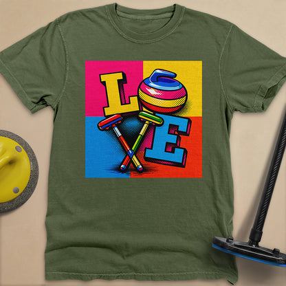 LOVE Unisex Garment-Dyed Heavyweight T-Shirt