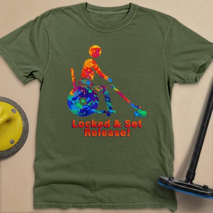 Wheelchair Curling Unisex Garment-Dyed Heavyweight T-Shirt
