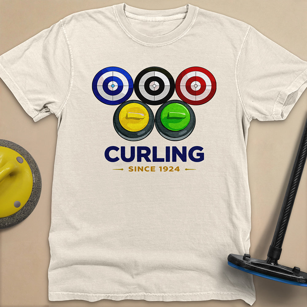 Olympic Rings Unisex Garment-Dyed Heavyweight T-Shirt