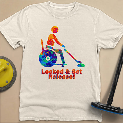Wheelchair Curling Unisex Garment-Dyed Heavyweight T-Shirt