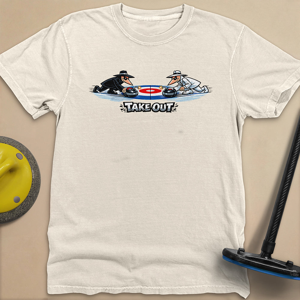 Take Out Toons Unisex Garment-Dyed Heavyweight T-Shirt