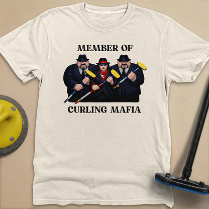 Curling Mafia Unisex Garment-Dyed Heavyweight T-Shirt