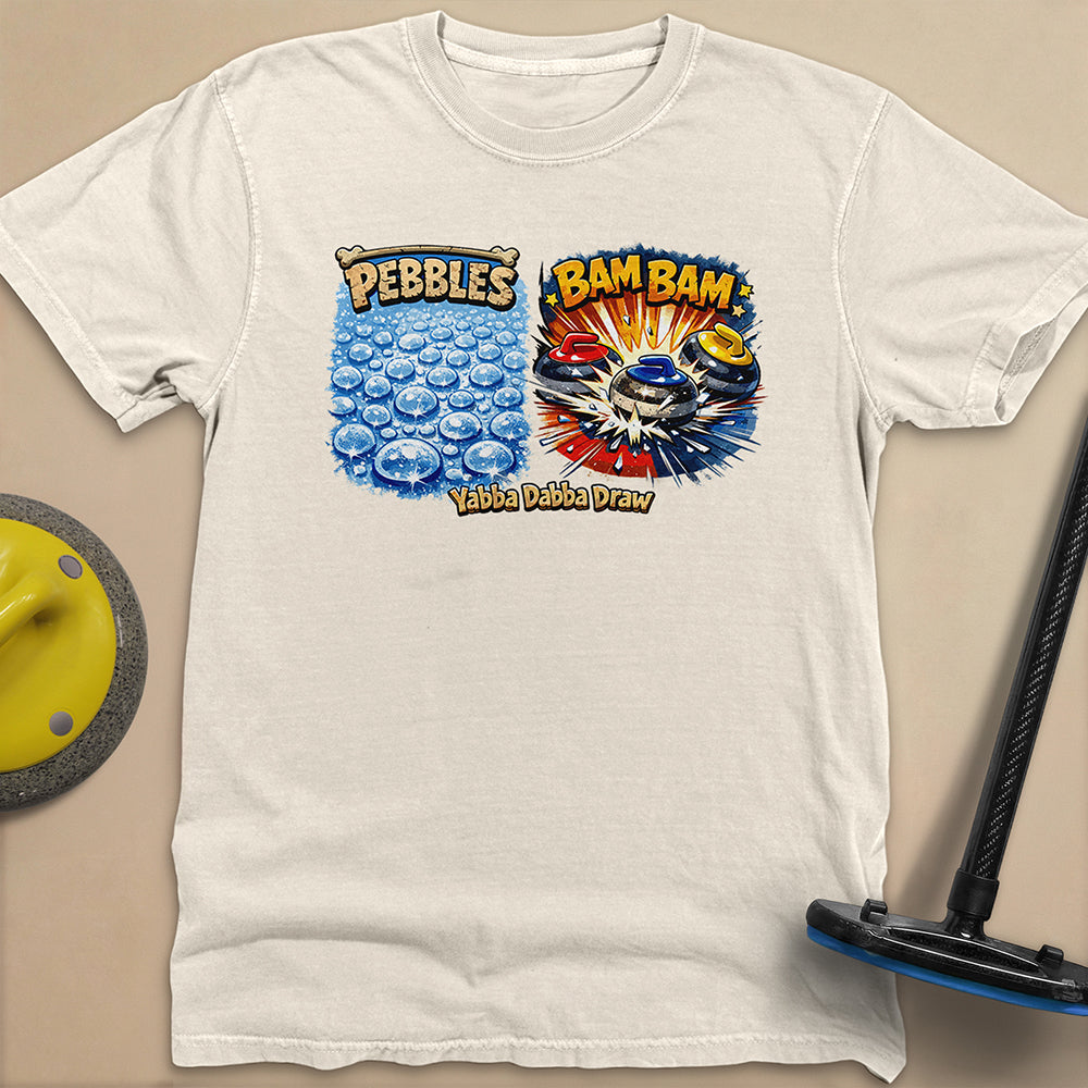 Yabba Dabba Draw Unisex Garment-Dyed Heavyweight T-Shirt
