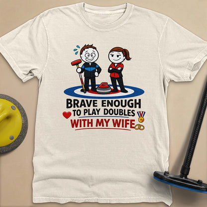 Brave Enough Unisex Garment-Dyed Heavyweight T-Shirt