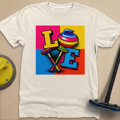 LOVE Unisex Garment-Dyed Heavyweight T-Shirt