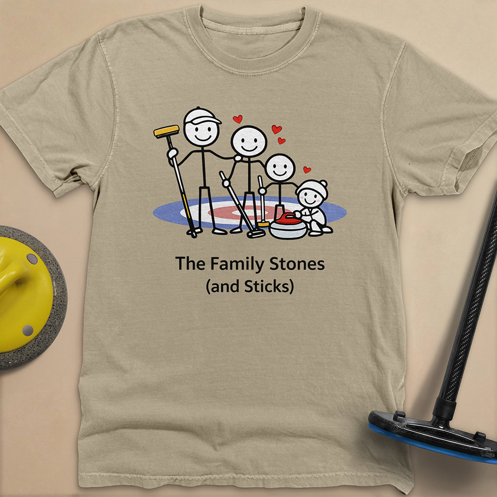 The Family Stones Unisex Garment-Dyed Heavyweight T-Shirt